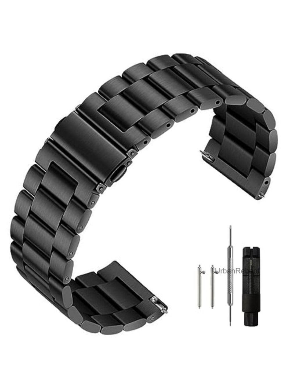 Stainless Steel Watch Band Quick Release Brushed Matte Metal Strap Universal